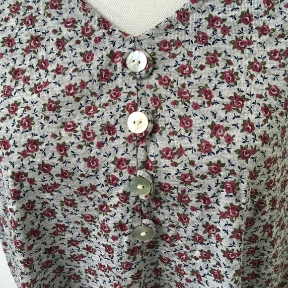 Great Times Maternity Short Sleeve Floral Tee XL - Picture 7 of 7
